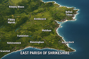 Map of the East Parish of Shrikeshire